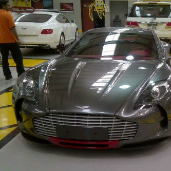 aston martin one-77 q-series police car dubai