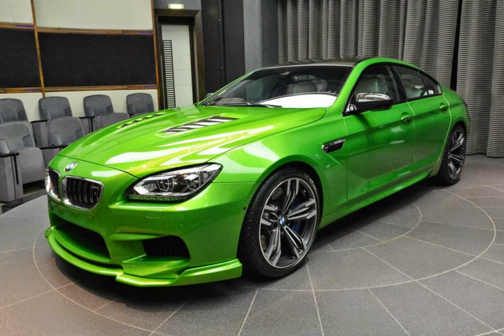 Modified Bmw M6 Gran Coupe With Java Green Paintjob