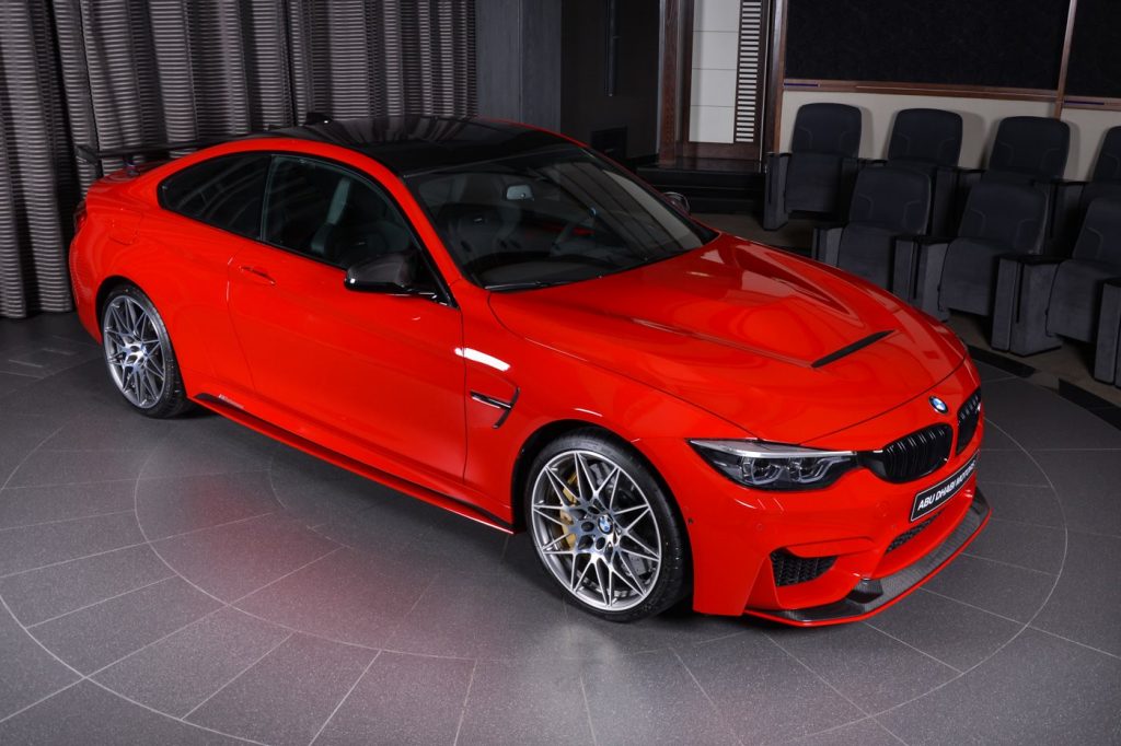 Ferrari Red Bmw M4 Oozing Sex Appeal With M Performance Goodies