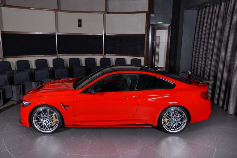 Ferrari Red Bmw M4 Oozing Sex Appeal With M Performance Goodies