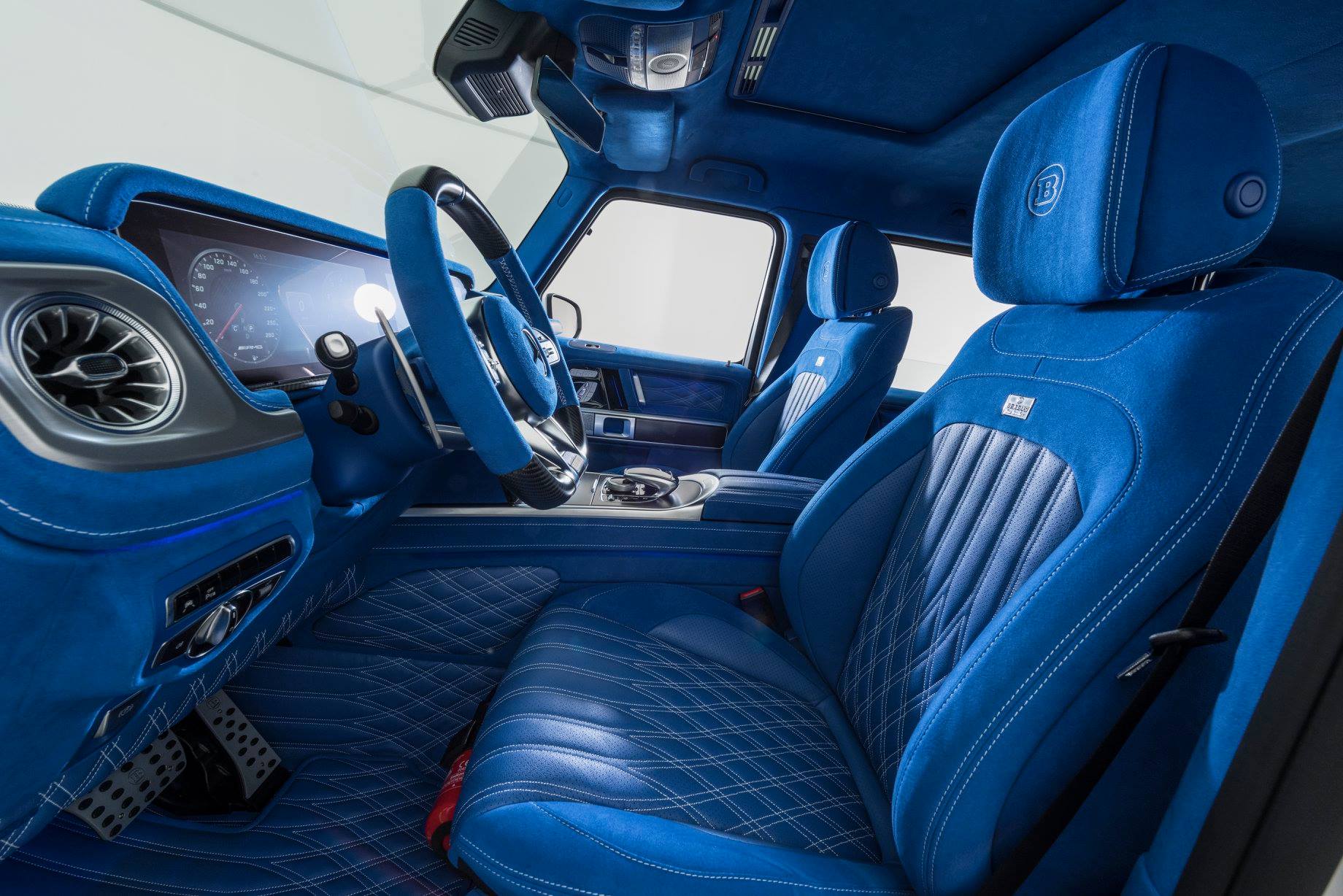 yacht blue interior g wagon