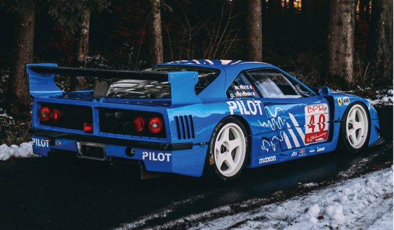 blue ferrari f40 for sale