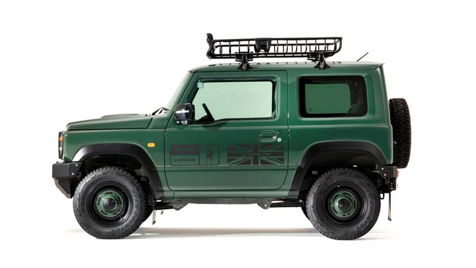 Suzuki Jimny Transformed Into Vintage Mini Land Rover Defender