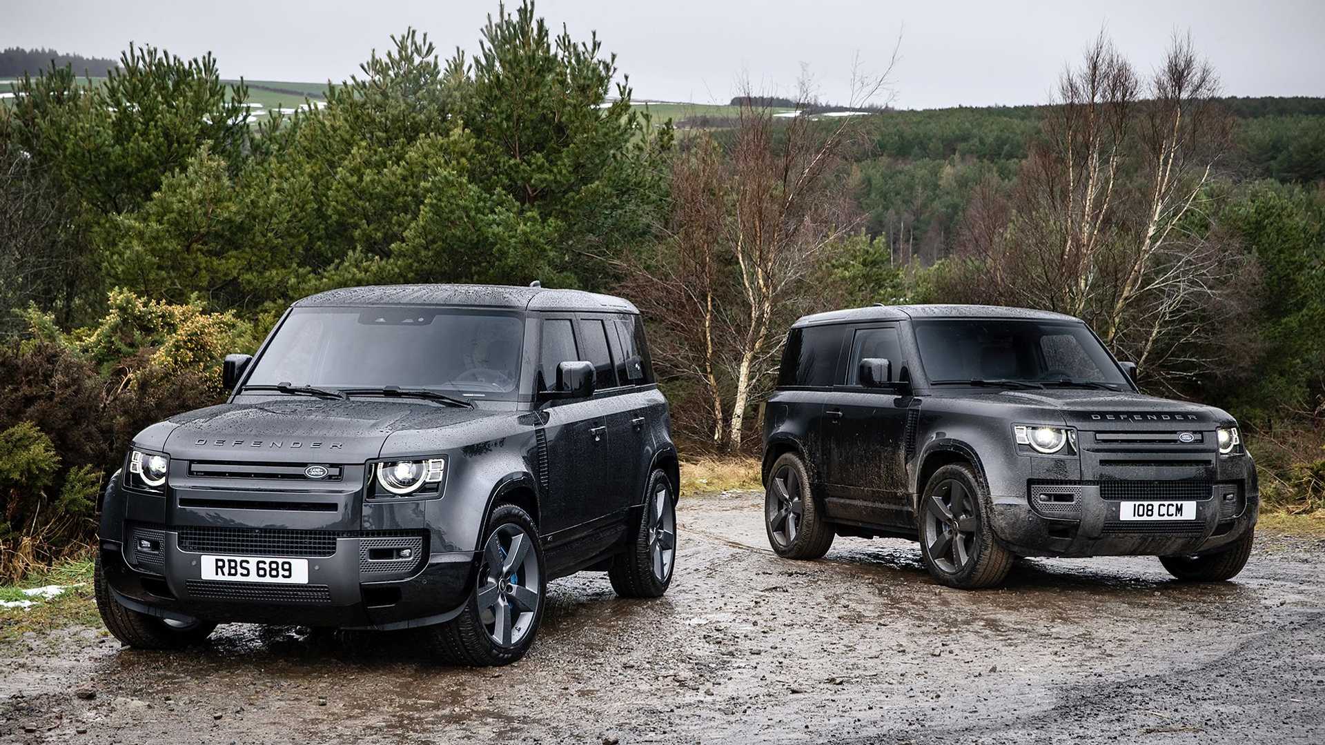 Land rover defender v8