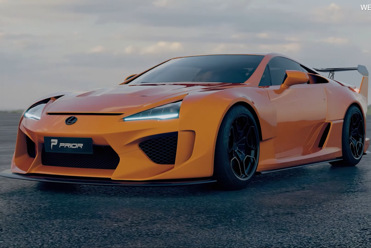 Prior Design Go All Out With Virtual Lexus LFA Widebody Kit