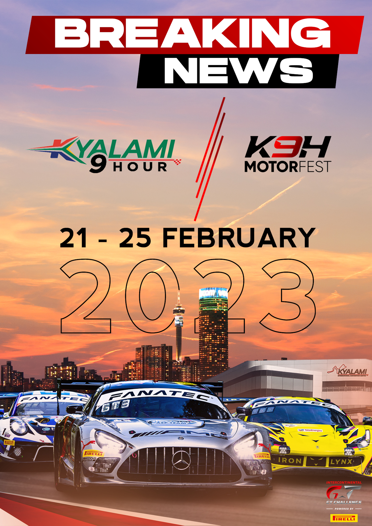 Kyalami 9Hour and K9H Motor Fest Confirmed for February 2023